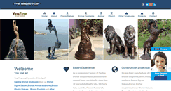 Desktop Screenshot of bronzeartgallery.com